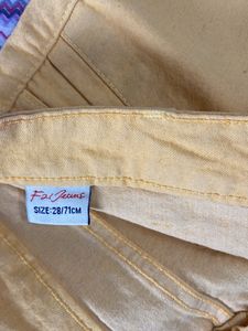 F21 Sunset yellow Denim Shorts