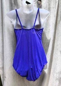 Blue Patterned One Piece