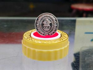Real Silver Lakshmi Ganesh Coin For Diwali 🪔