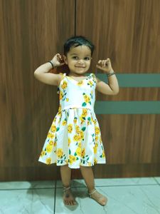 Cute Floral Sundress Frock