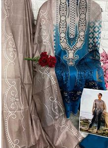 Elegant Unstitched Lawn Suits