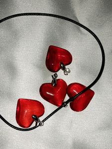 Big Red Heart Pendant