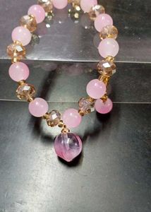 Pink Beaded Bracelet