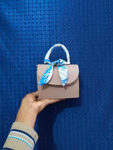 Chic Handbag with Scarf