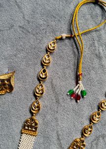 Elegant Kundan Necklace Set