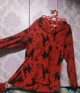 Red And Black Shirt