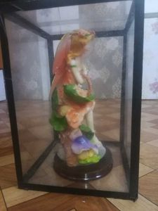 Elegant Fairy Showpiece in a Glass Display Box.