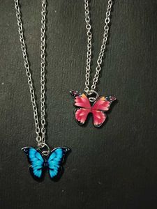 Butterfly Pendant Necklaces