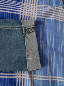 Blue Denim Ankle Length Jeans