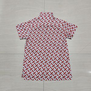BURBERRY Boys Desmond Monogram Print Shirt Size 8y