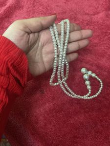 Elegant Pearl Necklace And Belt 2 In One