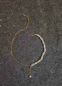 Korean Handmade Pearl Drop Necklace