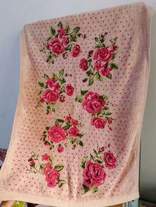 Rose Print Hand Towel