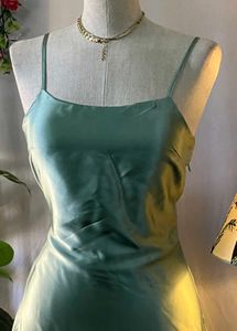 Green Slip Dress