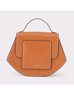 Iykyk Tan Structured Multi Handle Sling Bag