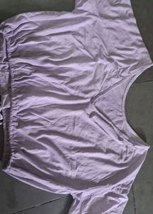 Lavender V-Neck Top
