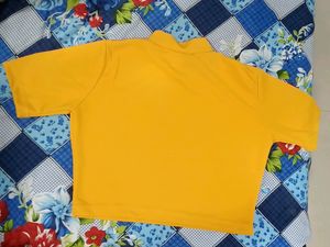 Yellow Crop Top