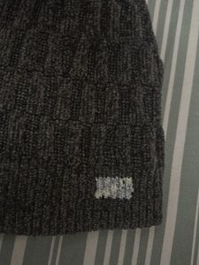 Gray Knitted Beanie