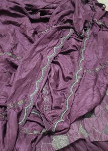purple lehenga