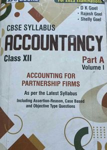 Accountancy Class XII Book