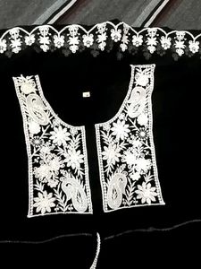Black Embroidered Dress
