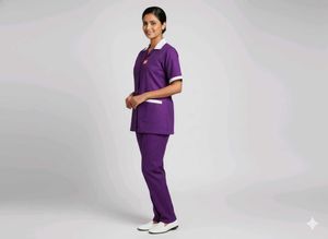 Purple Scrub Set , Hospital Nurse uniform