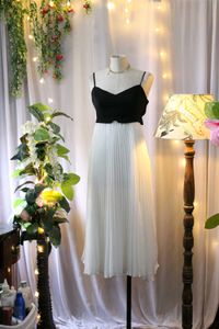 Elegant Black &amp; White Dress