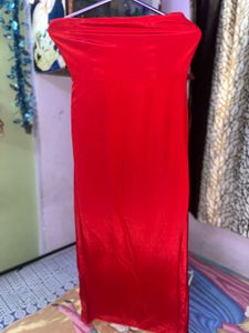 Tube Red Dress