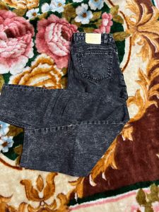 Mom Denim Jeans (charcoal)