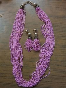 New Heavy Beads Nackless Set