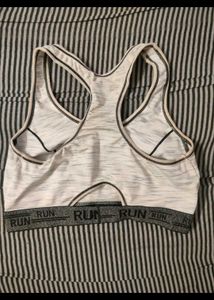 White Sports Bra