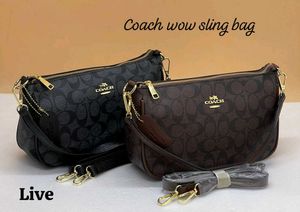 COACH IMPORTED SLING BAG RESTOCK WD CHERRY CHARM