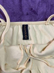 Button-Front Crop Tank