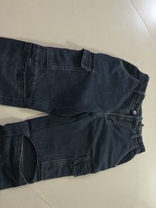 Knee Cut Straight Fir Denim