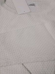 White Knitted Sweater