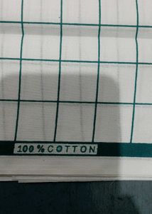 Titanic Brand Lungies - White &amp; Green Plaid