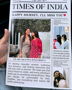 Custom Newspaper Greeting Card