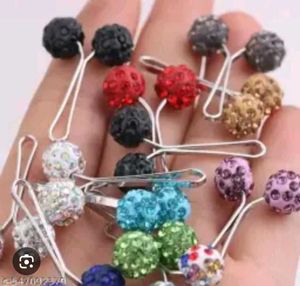 Colorful Crystal Hijab Pins 4 Pin