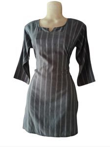 Striped Casual Short Kurti