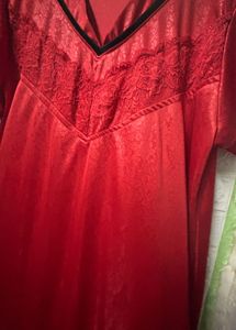 Red Lace Nighty