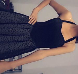 Shein Elegant Black Fit &amp; Flare Dress