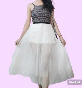 Net Partywear Skirt