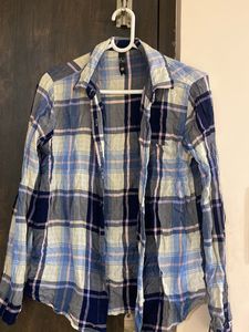 Plaid Button-Down Shirt