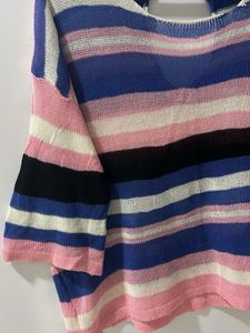 Striped Knit Sweater