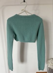 Zara Cropped Knit Sweater