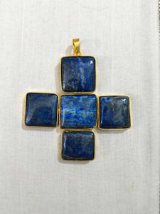 Lapis Lazuli Cross Pendant