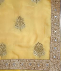 Yellow Saree With Blouse