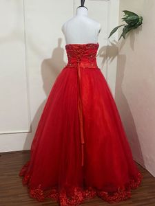 Red Tulle Ballgown