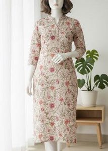 Floral Print Kurta