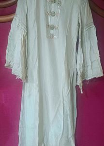 Elegant Pista Kurta Set